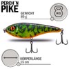 Jerkbait Pike I 15 cm, 80 g Slow Sinking for