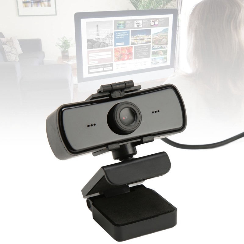 HD Webcam 1080P 110° View Streaming USB Computer Camera with