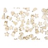 Christmas Confetti – Pack of 100 Wooden Scattered Goods, 25