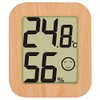 Shinwa 73234 Sokutei Digital Temperature and Hygrometer, Environmental Checker, Wood,