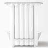 Lush Decor Hotel Collection Shower Curtain, 72" x 72", White