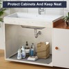 Under Sink Mat - 37" x 22" Waterproof Kitchen Cabinet