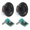 Full Range Speaker 1.5"/40mm 3W 4Ω Stereo Round Speaker and