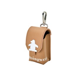 Munsing Wear MG4FBZ01M BG00 Ball Holder with Carabiner, Penguin Ball Storage, Golf