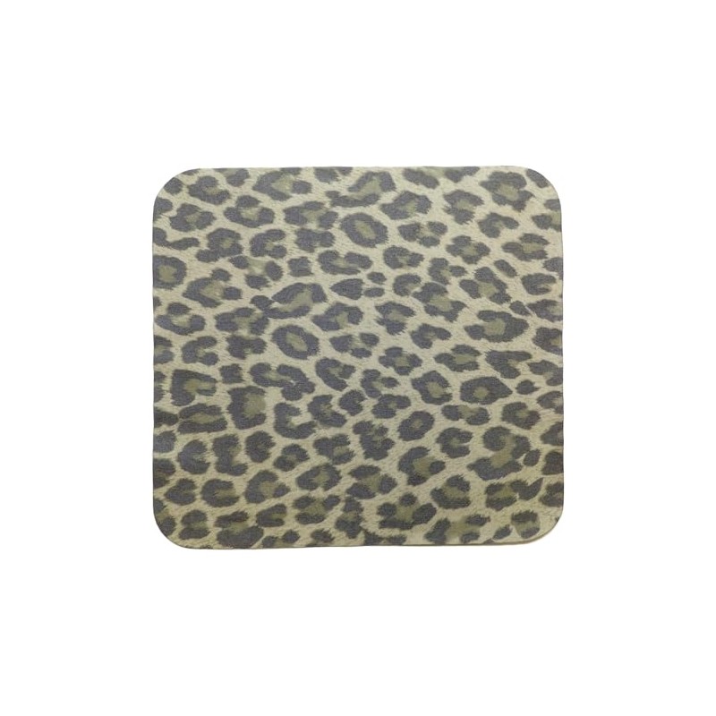Calabria 1 Pack Microfiber Cleaning Cloth Green Grey Cheetah Animal