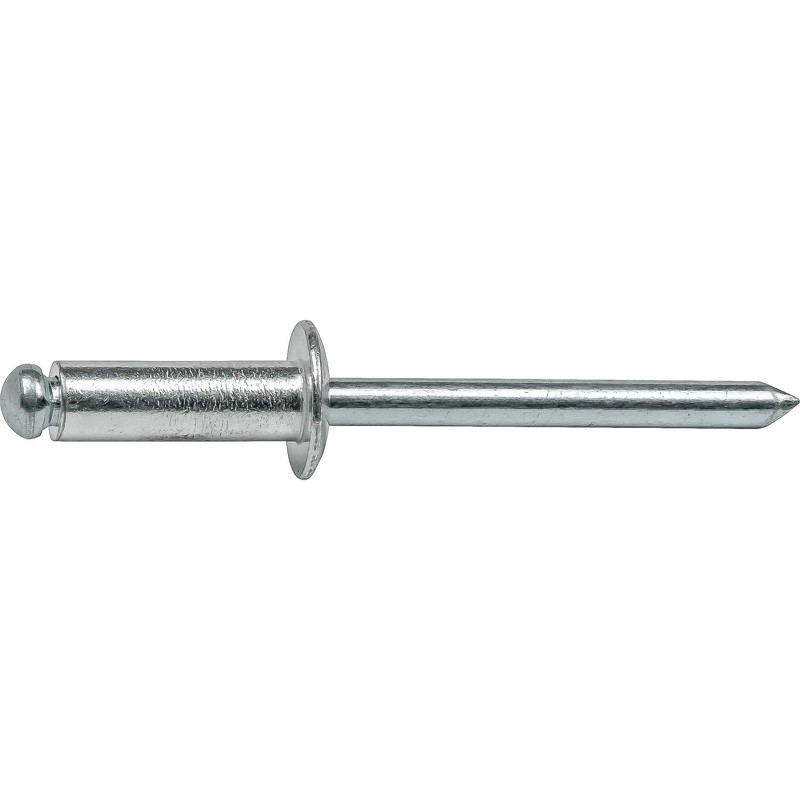 Pop Rivets 3/16" x 1/2" Aluminum Body Steel Mandrel Dome