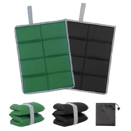 2 Pieces Folding Seat Mat Sit Pad Set with Storage Bags