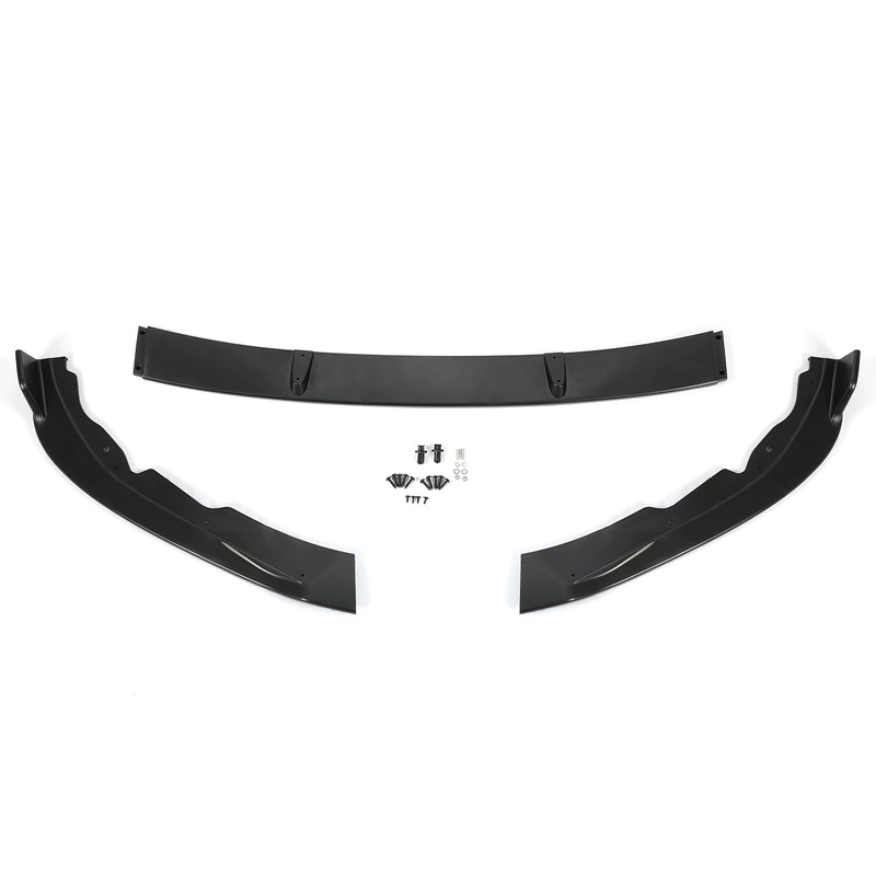 HECASA Front Bumper Lip 3-Pcs Compatible with 2011-2017 Honda Odyssey