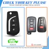 Mild East Car Key Cover for Toyota, Soft TPU Key