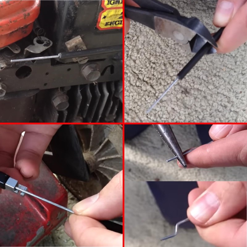 Spares2go Throttle Cable and Lever Control for Briggs & Stratton