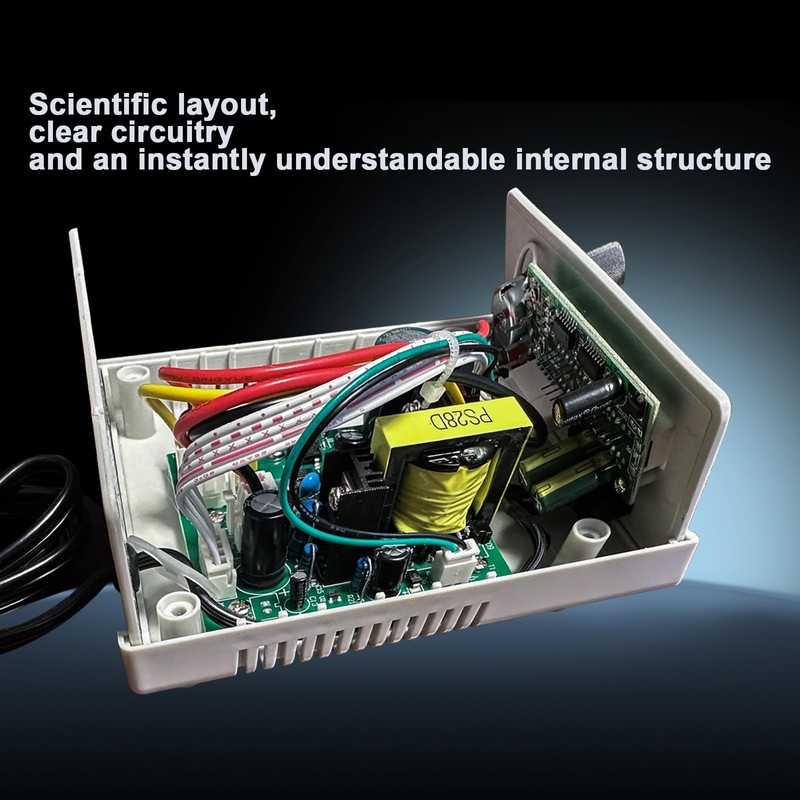 HYELEC Adjustable DC Power Supply, Continuously Adjustable 1.5V-15V Max 2A,