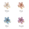 VINGTAINE H7549-WH- Hair Clip, Hair Clip, Flower, Mini, Petite, Cute