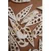 10pc Natural Cerithium Vertagus Seashells, Sliced Cut, 1.5-2 inch, White
