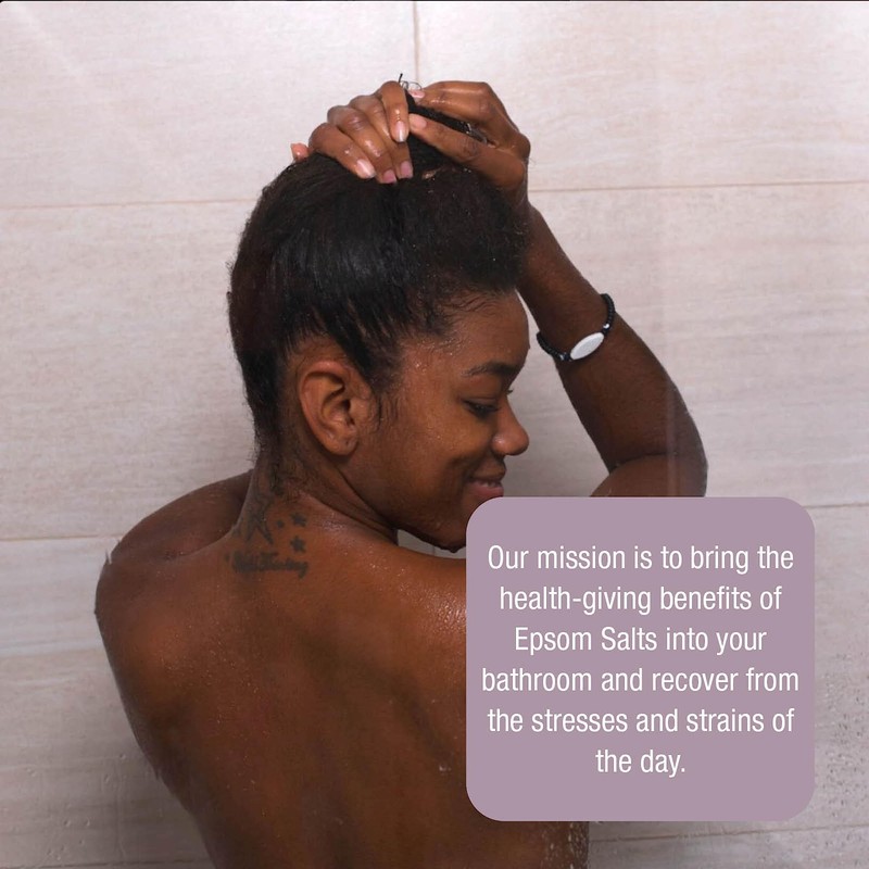 DrSALTS+ Calming Therapy Shower Gel with Epsom Salts, Lavender and