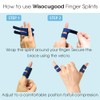 5Pcs Thumb Finger Splints, Small Finger Splints for Broken, Arthritis,