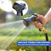 HOSUN Heavy Duty Garden Hose Nozzle, Adjustable Metal Water Sprayer