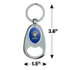 GRAPHICS & MORE University of Pittsburgh Panthers Keychain Chrome Metal