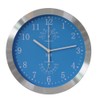 HITO Silent Non-ticking Wall Clock- Aluminum Frame Glass Cover, 10