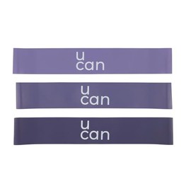 U can - Ligas Banda de Resistencia de Latex para Fortalecer | Ejercicio en casa y Gimnasio | Loops, Pilates, Barre, Ejercicio funcionales, Gimnasio | 