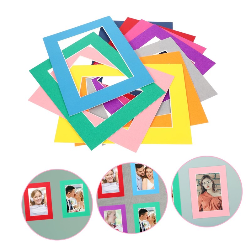 Gadpiparty 30Pcs Cardboard Picture Frames for DIY Wall Decor Blank