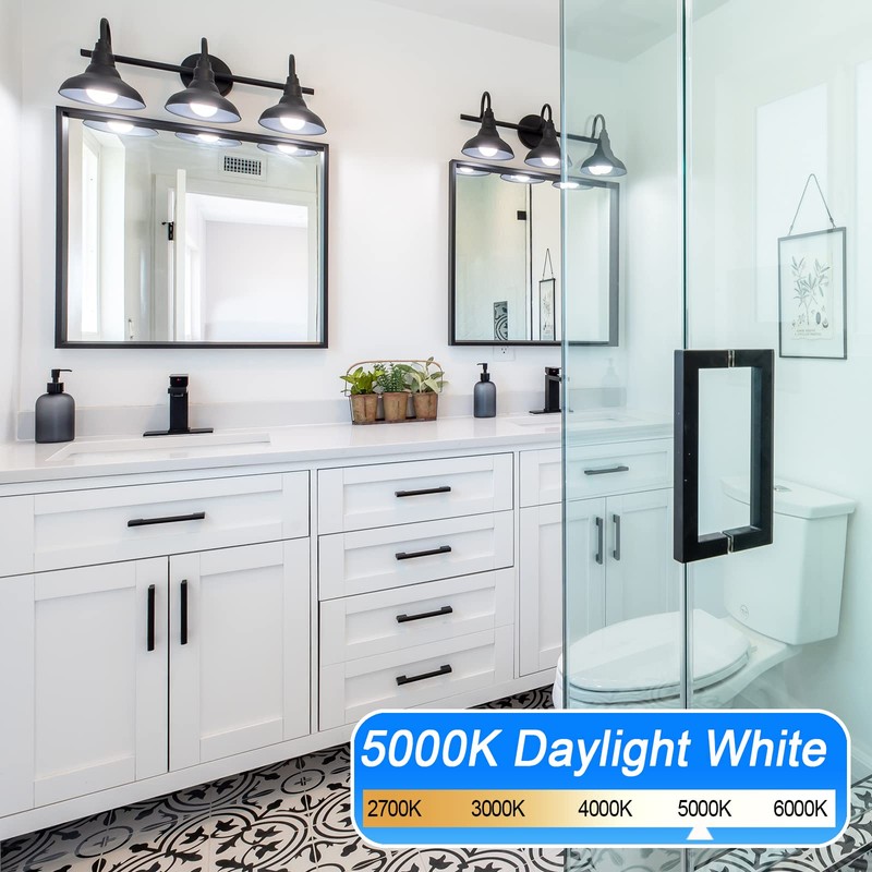 Marxlait 3 Pack LED Light Bulbs 60 watt Equivalent, Daylight