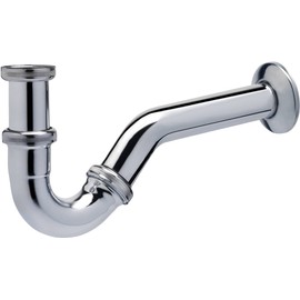 Viega 103 781 Röhrensifon Modell 5535 für Bidet, 1 1/4", NW 32 mm, chrom