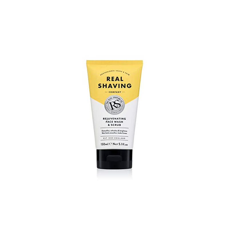 The Real Shaving Company Rejuvenating Wash Face And Scrub 180g