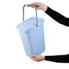 KADAX Waste Bin with Lid and Handle, Plastic Waste Bin,