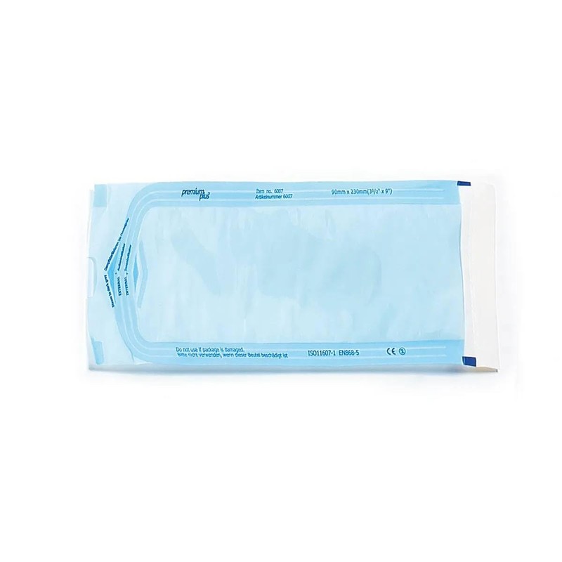 Premium Plus 6007 Self-Sealing Sterilization Pouches 3.5" X 9" 200/Pk