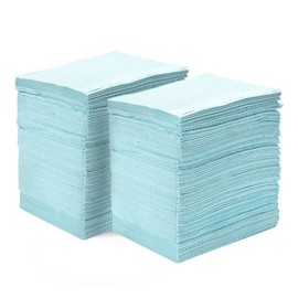 ATOMUS 125Pcs Disposable Waterproof Mat Leakproof Clean Tablecloths Underpad Beauty Salon Tattoo Protector Pad Sheet(blue)