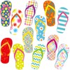Fancy Land Flip-Flop Cutouts Summer Bulletin Board Cutouts Decorations for