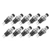 sourcing map 10 Pcs 1A 250V AC 7mm Mini Momentary