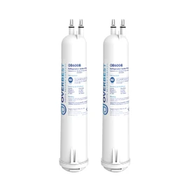 Overbest OB6008 Refrigerator Water Filter Replacement for 4396841, Everydrop® Filter 3, EDR3RXD1, 4396710, 46-9083, 46-9030, Pack of 2