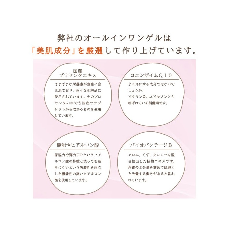 Michinoku Bijo All-in-One Gel 5.3 oz (150 g), Horse Oil,