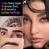 Libeauty Eyelash Tint Kit, Lash Tint Black and Eyebrow Dye