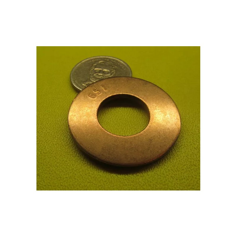 Unbranded Bronze Round Washer, No 5/8 Screw, 1.50" OD x