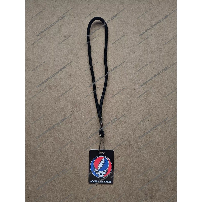 Grateful Dead - Jerry Garcia Doll Tour Laminate Accessory, SYF,