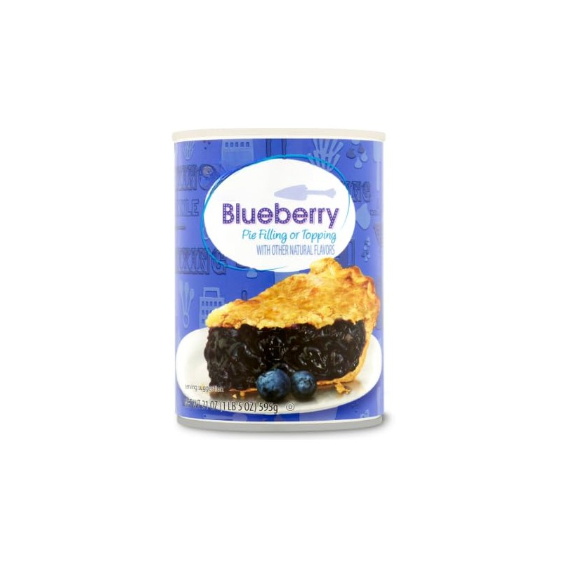 Blueberry Pie Filling or Topping, 21 oz