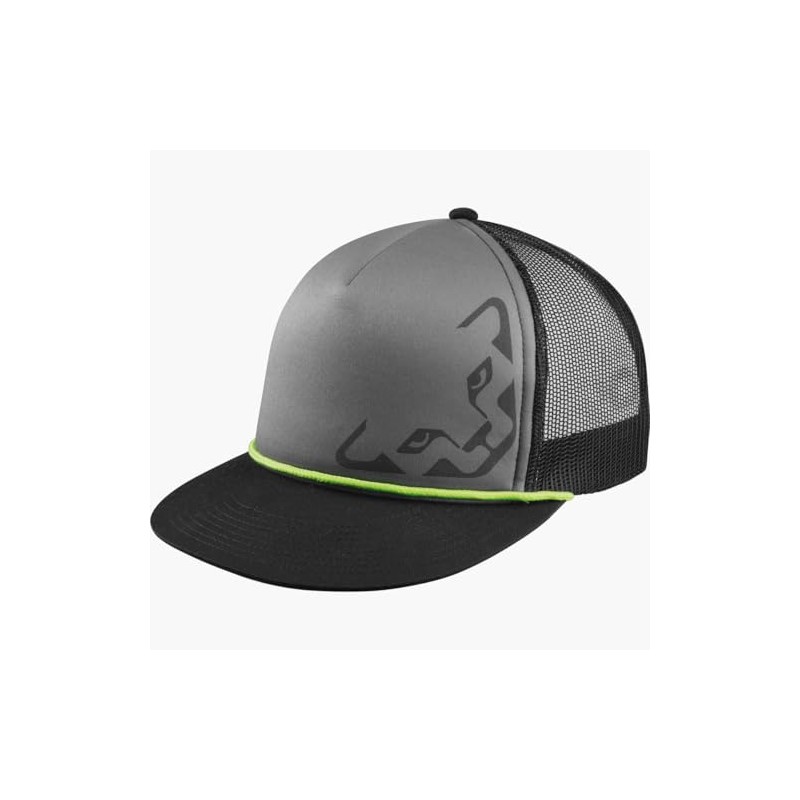 Dynafit Trucker 3 Cap Grey/Black - Classic Breathable Trucker Cap,