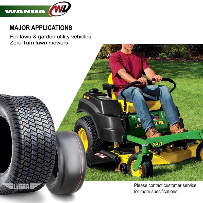 WANDA Set 4 Zero-Turn Lawn Mower Turf Tires 11x4-5 Front