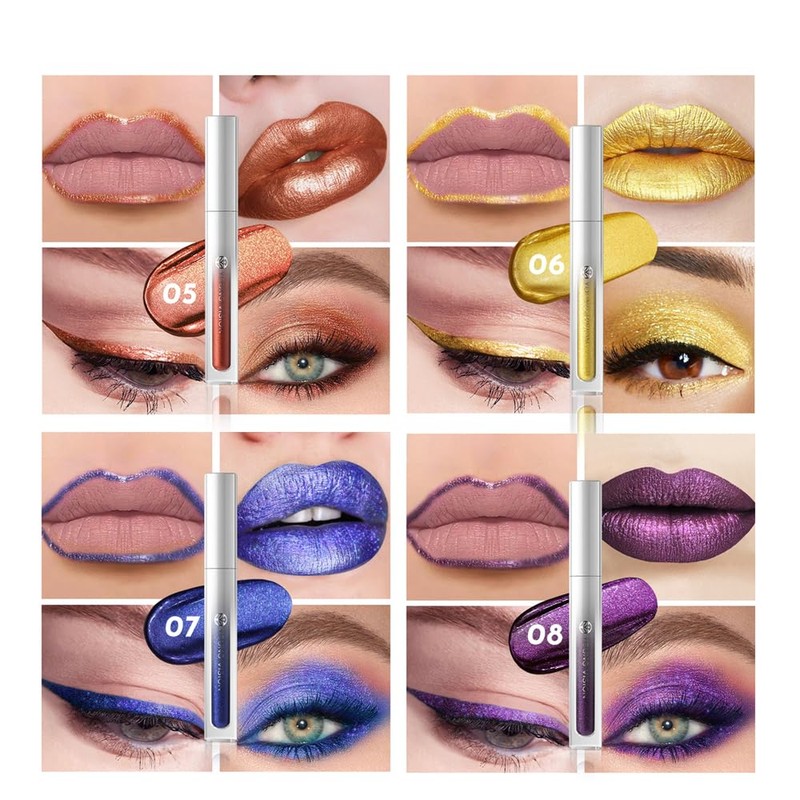 YOUNG VISION Transfer-Proof Lip Gloss 8pcs Set – Non-Transfer Gloss