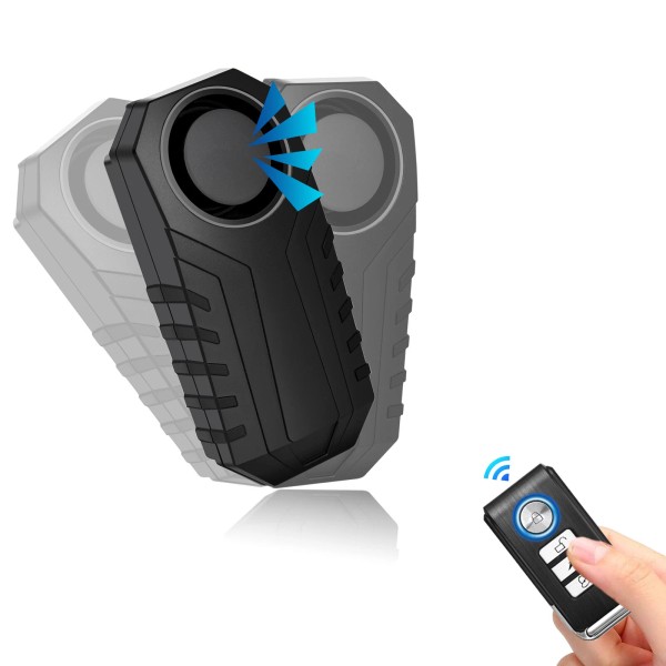 Unbranded Bike Motorcycle Scooter Alarm Burglar Kit Remote Control 433MHz