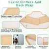 Castor Oil Pack Shoulder and Neck, Reusable Castor Oil Compress