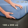 Studio Basic Fitted Sheet 100 x 200 cm, 100% Combed