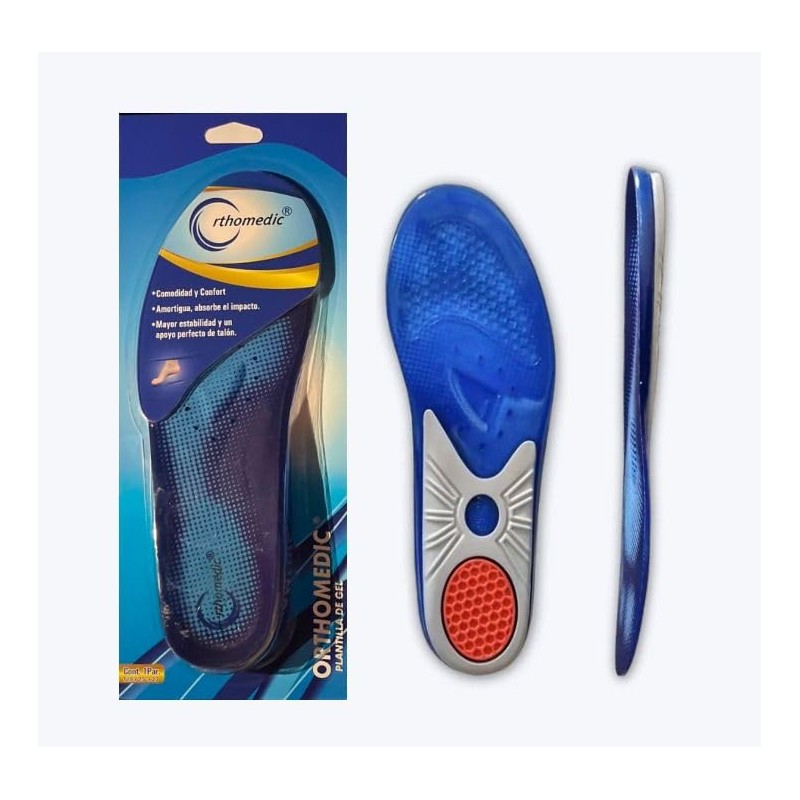 Plantilla de Gel para Hombre Talla 27‑29 – Recortable