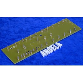 Angela Instruments Yellow Turret Terminal Board for '50s Style Fender 5E3 Tweed Deluxe Amp, #TB5E3