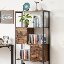 Vowcarol Vowcarol CD Holder 2 Pack, Clear Acrylic CD Organizers, CD Display Rack Holds up to 14 Standard CD Cases for Media Shelf Storage and Organization