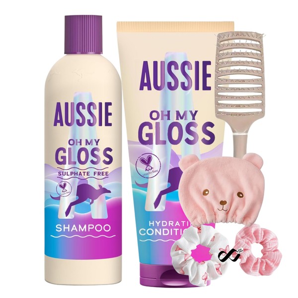 Shampoo and Conditioner Sets - Includes 1 x detangling Brush