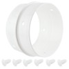 SPARES2GO 4m Vent Hose Connection Ring Screw Clip Kit for