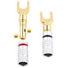 XMSJSIY Y Spade Connector - 45 Degree Fork Plug for